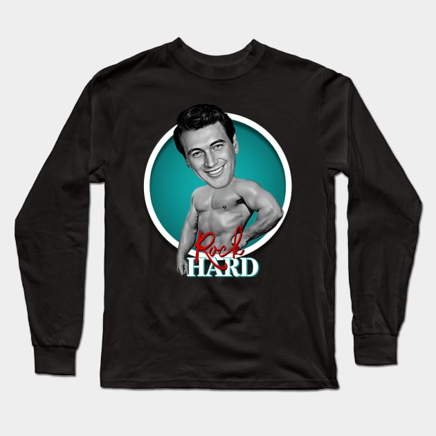 Rock Hudson Long Sleeve T-Shirt by Indecent Designs